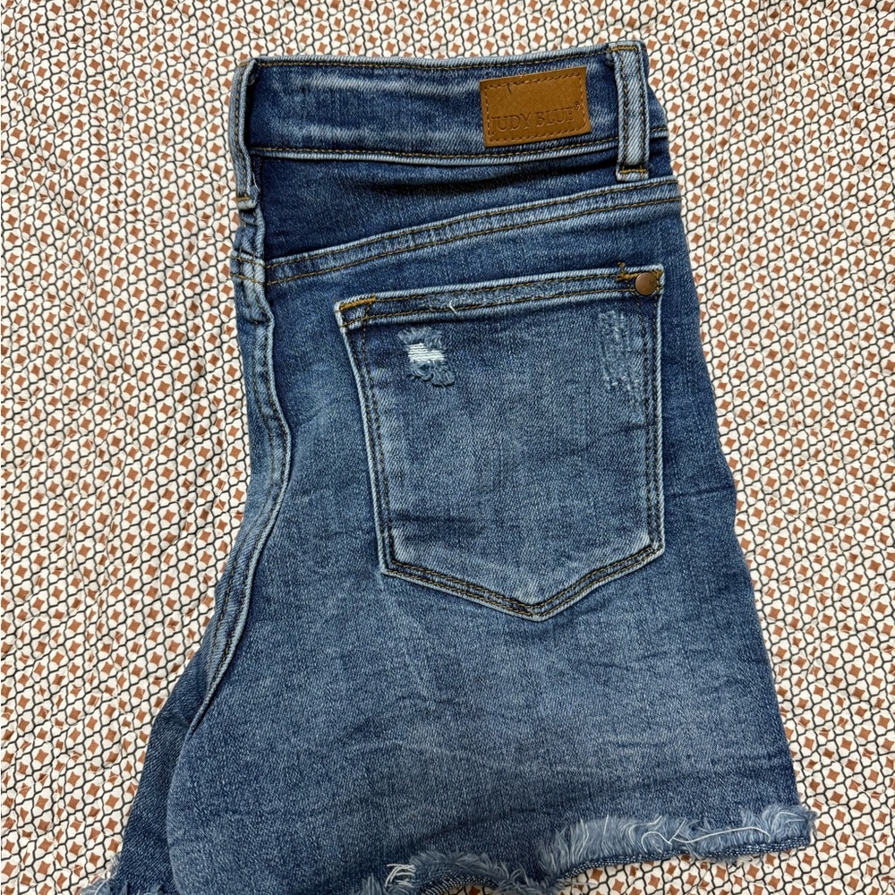 Judy Blue Dark Blue Jean Shorts